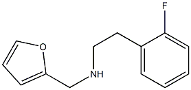 [2-(2-fluorophenyl)ethyl](furan-2-ylmethyl)amine Struktur