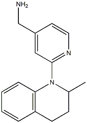 [2-(2-methyl-1,2,3,4-tetrahydroquinolin-1-yl)pyridin-4-yl]methanamine Struktur