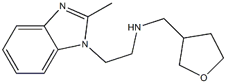 [2-(2-methyl-1H-1,3-benzodiazol-1-yl)ethyl](oxolan-3-ylmethyl)amine Struktur