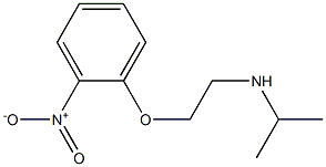 [2-(2-nitrophenoxy)ethyl](propan-2-yl)amine Struktur