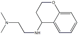 [2-(3,4-dihydro-2H-1-benzopyran-4-ylamino)ethyl]dimethylamine Struktur