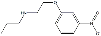 [2-(3-nitrophenoxy)ethyl](propyl)amine Struktur