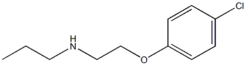 [2-(4-chlorophenoxy)ethyl](propyl)amine Struktur