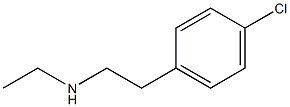 [2-(4-chlorophenyl)ethyl](ethyl)amine Struktur