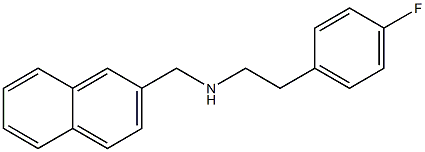 [2-(4-fluorophenyl)ethyl](naphthalen-2-ylmethyl)amine Struktur