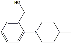 [2-(4-methylpiperidin-1-yl)phenyl]methanol Struktur