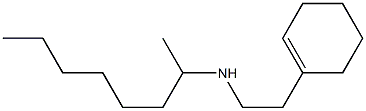 [2-(cyclohex-1-en-1-yl)ethyl](octan-2-yl)amine Struktur