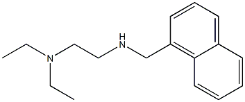 [2-(diethylamino)ethyl](naphthalen-1-ylmethyl)amine Struktur