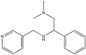 [2-(dimethylamino)-1-phenylethyl](pyridin-3-ylmethyl)amine Struktur