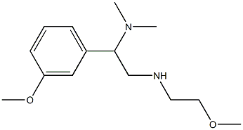 [2-(dimethylamino)-2-(3-methoxyphenyl)ethyl](2-methoxyethyl)amine Struktur