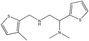 [2-(dimethylamino)-2-(thiophen-2-yl)ethyl][(3-methylthiophen-2-yl)methyl]amine Struktur