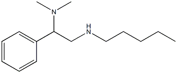 [2-(dimethylamino)-2-phenylethyl](pentyl)amine Struktur