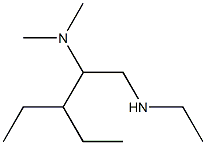 [2-(dimethylamino)-3-ethylpentyl](ethyl)amine Struktur