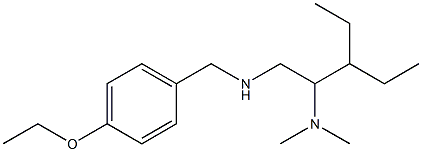 [2-(dimethylamino)-3-ethylpentyl][(4-ethoxyphenyl)methyl]amine Struktur