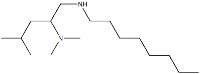 [2-(dimethylamino)-4-methylpentyl](octyl)amine Struktur