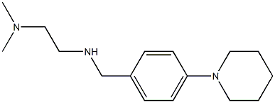 [2-(dimethylamino)ethyl]({[4-(piperidin-1-yl)phenyl]methyl})amine Struktur