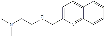 [2-(dimethylamino)ethyl](quinolin-2-ylmethyl)amine Struktur