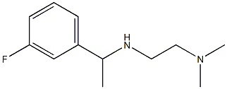 [2-(dimethylamino)ethyl][1-(3-fluorophenyl)ethyl]amine Struktur