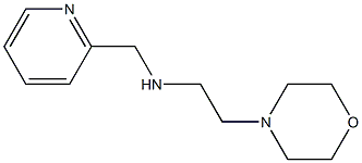 [2-(morpholin-4-yl)ethyl](pyridin-2-ylmethyl)amine Struktur