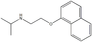 [2-(naphthalen-1-yloxy)ethyl](propan-2-yl)amine Struktur