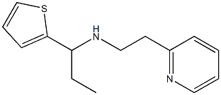 [2-(pyridin-2-yl)ethyl][1-(thiophen-2-yl)propyl]amine Struktur