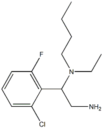 [2-amino-1-(2-chloro-6-fluorophenyl)ethyl](butyl)ethylamine Struktur