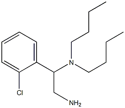 [2-amino-1-(2-chlorophenyl)ethyl]dibutylamine Struktur