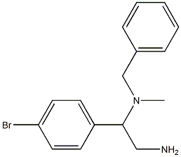 [2-amino-1-(4-bromophenyl)ethyl](benzyl)methylamine Struktur