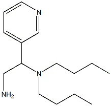 [2-amino-1-(pyridin-3-yl)ethyl]dibutylamine Struktur