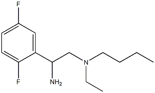 [2-amino-2-(2,5-difluorophenyl)ethyl](butyl)ethylamine Struktur