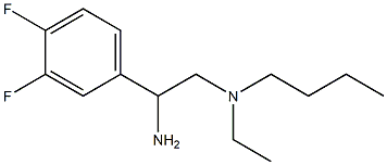 [2-amino-2-(3,4-difluorophenyl)ethyl](butyl)ethylamine Struktur