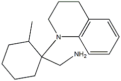 [2-methyl-1-(1,2,3,4-tetrahydroquinolin-1-yl)cyclohexyl]methanamine Struktur