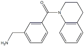 [3-(1,2,3,4-tetrahydroquinolin-1-ylcarbonyl)phenyl]methanamine Struktur