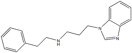 [3-(1H-1,3-benzodiazol-1-yl)propyl](2-phenylethyl)amine Struktur