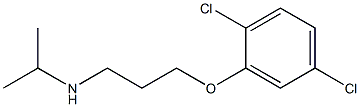 [3-(2,5-dichlorophenoxy)propyl](propan-2-yl)amine Struktur