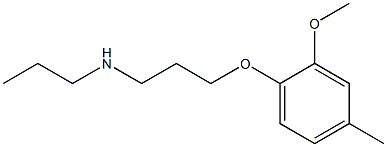 [3-(2-methoxy-4-methylphenoxy)propyl](propyl)amine Struktur