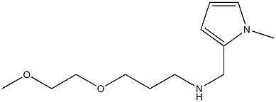 [3-(2-methoxyethoxy)propyl][(1-methyl-1H-pyrrol-2-yl)methyl]amine Struktur