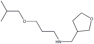 [3-(2-methylpropoxy)propyl](oxolan-3-ylmethyl)amine Struktur