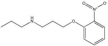 [3-(2-nitrophenoxy)propyl](propyl)amine Struktur