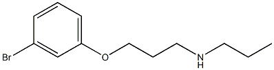 [3-(3-bromophenoxy)propyl](propyl)amine Struktur