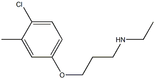 [3-(4-chloro-3-methylphenoxy)propyl](ethyl)amine Struktur