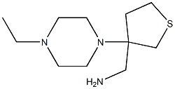 [3-(4-ethylpiperazin-1-yl)tetrahydrothien-3-yl]methylamine Struktur