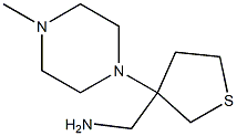 [3-(4-methylpiperazin-1-yl)tetrahydrothien-3-yl]methylamine Struktur