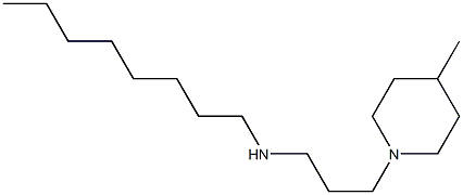 [3-(4-methylpiperidin-1-yl)propyl](octyl)amine Struktur