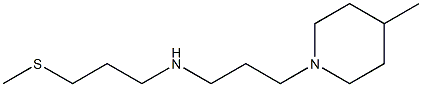 [3-(4-methylpiperidin-1-yl)propyl][3-(methylsulfanyl)propyl]amine Struktur