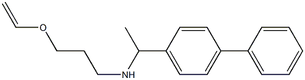 [3-(ethenyloxy)propyl][1-(4-phenylphenyl)ethyl]amine Struktur