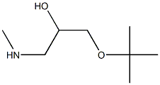 [3-(tert-butoxy)-2-hydroxypropyl](methyl)amine Struktur