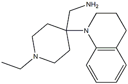 [4-(3,4-dihydroquinolin-1(2H)-yl)-1-ethylpiperidin-4-yl]methylamine Struktur