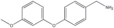 [4-(3-methoxyphenoxy)phenyl]methanamine Struktur