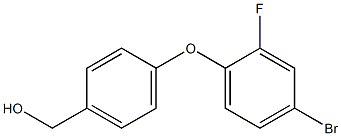 [4-(4-bromo-2-fluorophenoxy)phenyl]methanol Struktur